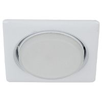 Светильник встраиваемый "Quad" Эра KL71 WH 220В GX53 13Вт IP20 Белый 107х80х10мм картинка 